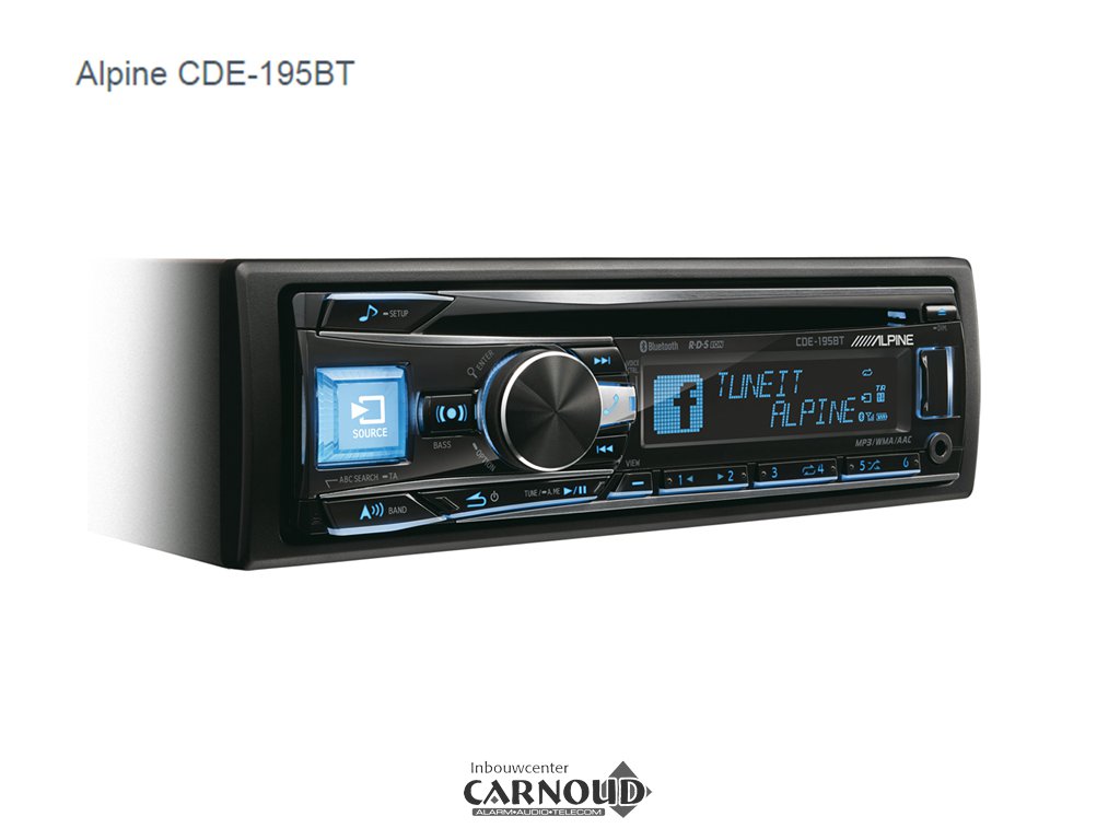 Alpine CDE-195BT - Afbeelding 4