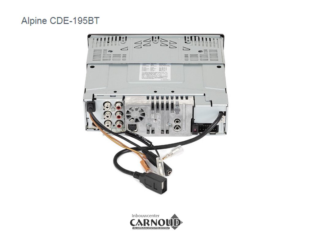 Alpine CDE-195BT - Afbeelding 3